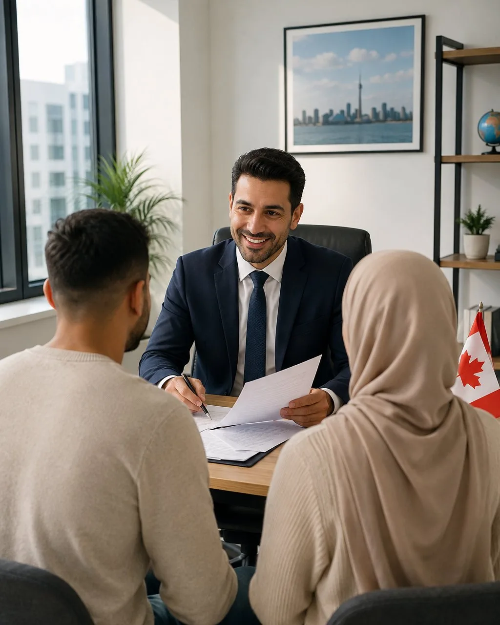 Tarik Najah Canada team assisting skilled workers with PR applications